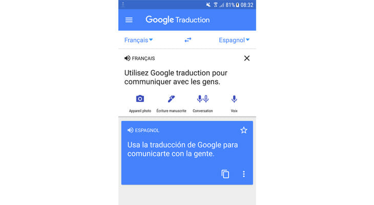 Utilisez Google Trad quand on voyage en solo