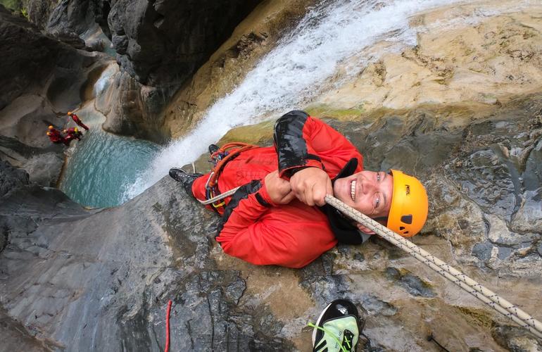 canyoning bras rouge